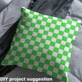 thumbnail image 2 of Feelyou Buffalo Checkered Fabric by the Yard 2 Yards, Green White Home Decor Fabric by the Yard, Abstract Geometric Sewing Fabric, Breathable Home Decor, 2 of 6