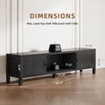 thumbnail image 4 of Furnibear 70" Modern TV Stands for 65 70 Inches TV, Media Console, with TV Entertainment Center with Cabinet Storage for Bedroom Living Room,Black, 4 of 9