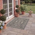 thumbnail image 3 of Safavieh Courtyard Angela Medallion Indoor/Outdoor Area Rug, Gray/Cream, 4' x 5'7", 3 of 11
