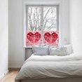 thumbnail image 4 of Love Heart Kitchen Curtain 2 Panels Tiers Curtains 36 Inch Length, Curtains Rod Pocket Curtains Window Drapes Treatment Window Cafe Curtains Best Mom Happy Mother''s Day 55x36, 4 of 5