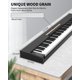 thumbnail image 5 of Teclado de piano digital Fgfdkhge de 88 teclas con soporte, pedal y auriculares, 5 of 8