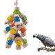 thumbnail image 1 of Juguete para masticar loros, natural, ligero, atractivo, bloque de pájaros, nudos, juguete para rasgar para loros , , l L Yinane Juguetes para masticar loros, 1 of 8