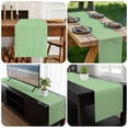 thumbnail image 6 of Green Table Runner 60 Inches Long, Minimalist Solid Color Modern Abstract Kitchen Coffee Dining Table Decoration for Home Party Birthday Wedding Home Decor 13x60 Inches, 6 of 8