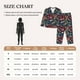 thumbnail image 4 of Fotbe Adventure Camping Badge Conjunto de Pijama de Manga Larga para Mujer con Estampado, Ropa de Dormir de 2 Piezas, Conjunto de Casa Suave y Cómodo con Bolsillos-Medium, 4 of 7