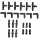 thumbnail image 2 of Kit de Accesorios de Riego para Tubos de -24 Tees, 24 Acoplamientos, 24 Extremos, 24 - Sistemas de Rociadores por Compatibles con 16 mm, 2 of 5