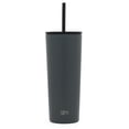 thumbnail image 4 of Simple Modern 24oz Classic Tumbler with Straw Lid & Flip Lid - Travel Mug Gift Vacuum Insulated Coffee Beer Pint Cup - 18/8 Stainless Steel Water Bottle -Graphite, 4 of 7