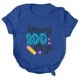 thumbnail image 3 of Birdeem T-Shirt Mode Femme Imprimé Col Rond Manches Courtes Blouse Ample, 3 of 4