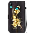 thumbnail image 3 of Pour Huawei P Smart 2019 Étui en Cuir à Texture Cristalline Dessin Coloré (Or, iPhone 16 Pro), 3 of 7