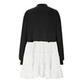 thumbnail image 6 of Fashion 2025 Lindreshi Fall Dresses for Teens with Long Sleeves Fashion Women's Casual Over Sized Sweatshirt Dress Long Sleeve Dress Round-Neck Ladies Sweatshirts Mini Dress, 6 of 6