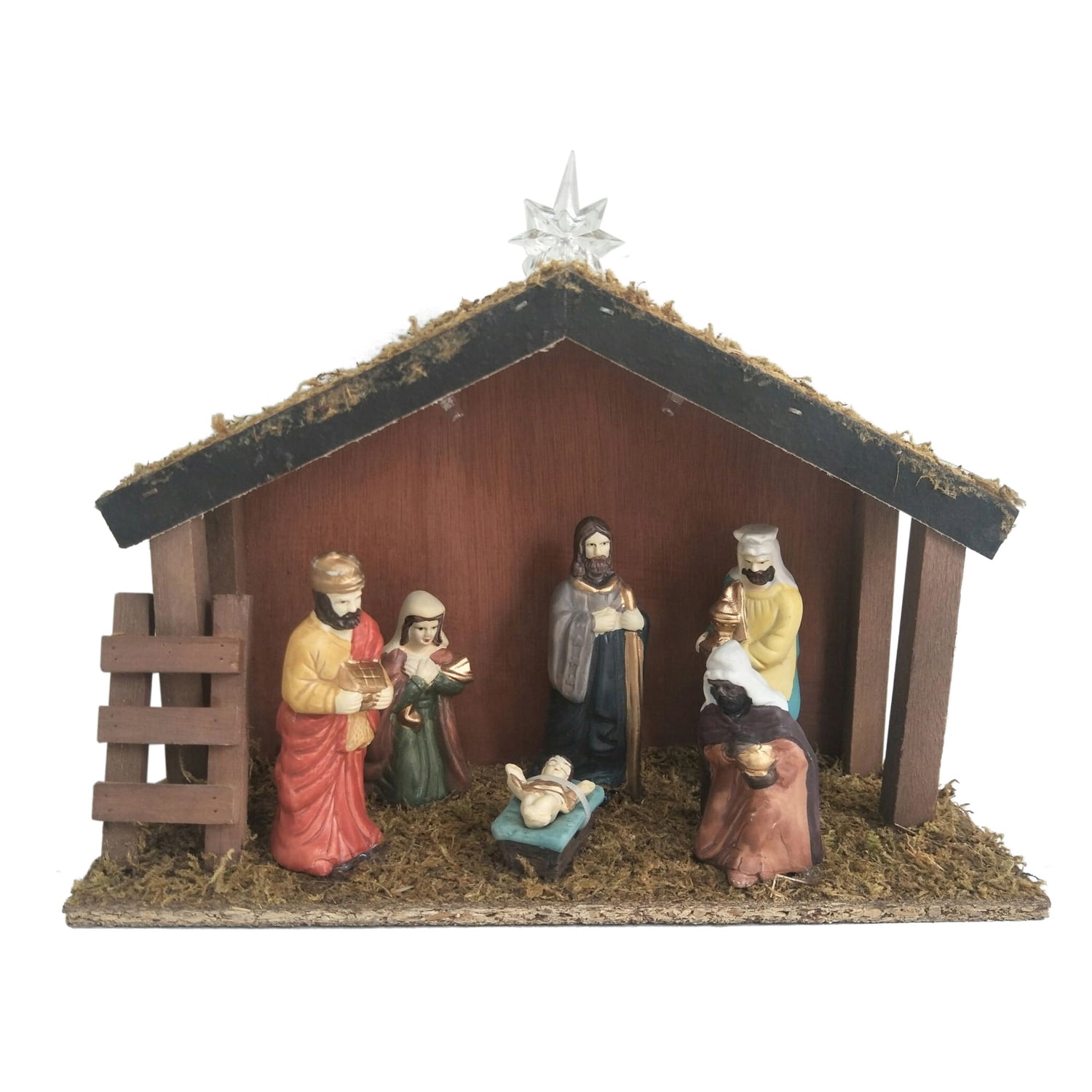 Holiday Time 8Piece BatteryOperated Nativity Set
