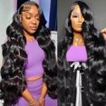 thumbnail image 1 of Peluca con encaje en la parte delantera, WPRWPR, 76 cm, Body Wave HD Lace, 180% de densidad, 1 of 6