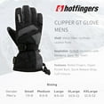 thumbnail image 5 of HOTFINGERS Men's Clipper GT Mountain Expedition Fabric Gloves, Color: Black/Dark-Gray, Size: M, 5 of 6