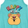 thumbnail image 2 of Instant Message - Happy As A Quokka - Toddler & Youth Girls A-line Dress, 2 of 5