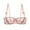 Pink, variant on Varsbaby Sexy Unlined Balconette Demi-Cup Underwire Lace Bra