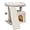 Beige, variant on Small Cat Tree for Indoor Cats, Cat Tower with Scratching Post and Board, Cat House with Perch for Kitten, Stable Condo and Stand (Light Grey)