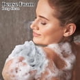 thumbnail image 5 of Bath Loofah Shower Sponge Body Back Scrubber Soft Mesh Shower Puffs Exfoliating Loofa for Women & Men Bath Accessories Cleaning Tool (4Pcs 60G Shower Puffs, Luxury), 5 of 6