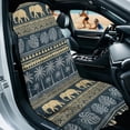 thumbnail image 2 of FOR U DESIGNS Elephant Monstera Geometric Print Car Seat Towel Covers Portable Washable Car Towel Seat Cover with Seat Absorption Athletic Outdoor Sport Running Towel, 2 of 7