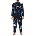 thumbnail image 5 of Kll Space Sleepwear Mens Flannel Pajamas,Long Cotton Pj Set, 5 of 9