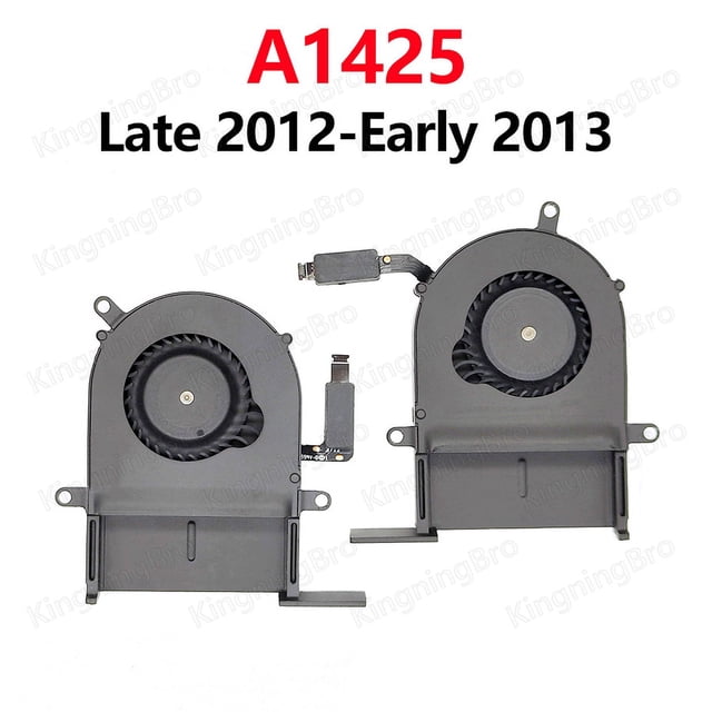 Original Tested Laptop Cooler For Macbook Pro Retina 15" A1398 13" A1425 A1502 Cooling Fan 2012 2013 2014 2015 Year A1425