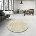 thumbnail image 4 of Ahgly Company Machine Washable Indoor Rectangle Traditional Light Gold Area Rugs, 2' x 5', 4 of 7