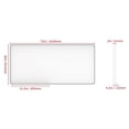 thumbnail image 6 of ANYHI Oversized Bathroom Mirror with Mobile Tray Wall Mount Mirror,Vertical Horizontal Hanging Aluminum Framed Wall Mirror Full Length Mirror,Full Body Mirror for Bedroom Living,Silver,72 x 36 Inches, 6 of 11