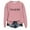 Pink, variant on Women Sweatshirt Long Sleeve Sweatshirt Pullover Sweatshirt for Women Beige Crewneck Sweatshirts Women Winter Sweatshirt for Women Young Women
