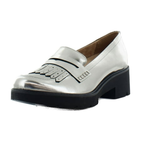 

Naturalizer Darcy Women s Loafers & Slip-Ons Pewter Metallic Leather Size 6 M