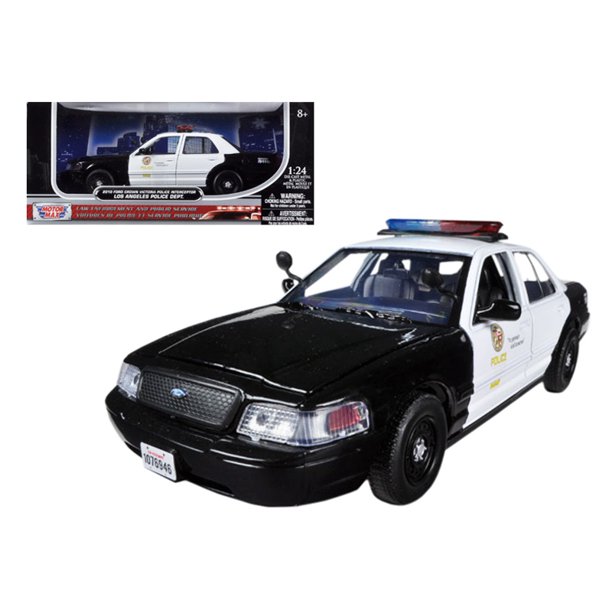 2010 ford crown victoria lapd los angeles police department car 1 24 diecast car model by motormax walmart com