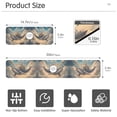 thumbnail image 3 of Yayeee Faucet Mat for Kitchen Sink 14.7" Diatomite Long Splash Guard Pad, Floating Whale, 3 of 7