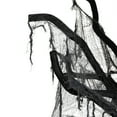 thumbnail image 5 of Northlight Standing Draped Ghost Tree Halloween Decoration - 7.5' - Black and Gray, 5 of 9