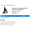 thumbnail image 2 of Purge Valve - Compatible with 2005 Chevy Uplander 3.5L V6, 2 of 2