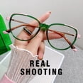 thumbnail image 2 of Women's Vintage Computer Glasses Blue Light Blocking Eyeglass Full Rim Flat Lens, 2 of 5