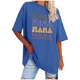 thumbnail image 1 of Pompotops Mode Femmes Blouse Boutonnée Patchwork Manches Courtes T-Shirt Tops d'Été Liquidation, 1 of 5