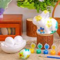 thumbnail image 6 of Nmdmisc Easter Bunny Decorations,Easter Ready to Paint Your Own Bunny Figurines,DIY Graffiti Foam Imitation Bunny Egg Suit, 6 of 6