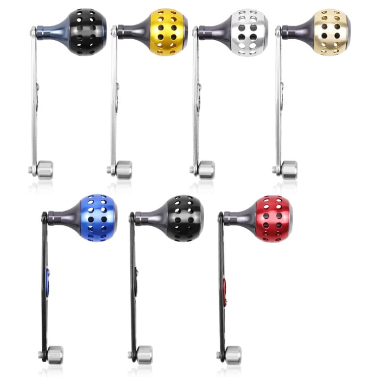 baitcasting reel knob replacement Sharplace 3 Pieces Power Single Fishing Handle Handle Non-Slip EVA Black Ambidextrous Reel Handle : Sports & Outdoors great replacement parts for your fishing reel handle knob Fishing Reel Handle, Durable Metal