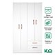 thumbnail image 2 of Armario Closet Kingshouse Para Recámara Minimalista, 2 of 10