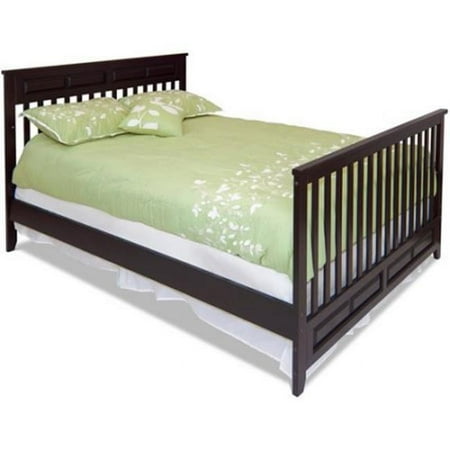 Child Craft Full Bed Rails for Camden, Abbott and Kelsey Cribs, Espresso