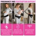 thumbnail image 2 of V3 Smart Maternity Belt 4 in 1 Adjustable Pregnancy Pelvic Support Belt Hip and Vulva Support Belt Comfortable Belly Band for Prenatal and Postpartum Relief Soft Breathable Fabric, 2 of 8