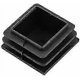 thumbnail image 2 of 20 PCS 25 x 25 mm Flap Plugs for Square Tube Square Black Plastic Plug End Cap for Pipe Tube Polyethylene Plastic End Caps, 2 of 5