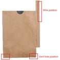 thumbnail image 4 of Fruit Protect Bags 100Pcs Pulp Paper Garden Plant Fruit Protection Cover Bags Fruit Tree Bags with Wire for Plant Fruit Flower Vegetables Yellow 180*220mm, 4 of 5