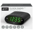 thumbnail image 4 of GPX C303B LED Dual Alarm Clock Radio with USB Charging and Green Display, 4 of 4