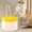 Yellow, variant on AUHomi Water Cat Fountain - Automatic Pet Waterer Dispenser | Auto Water Bowl for Pet Cats | Water Fountains for Cats Indoor | Pet Supplies Water Dispenser for Pets Puppy Kitten (Green)