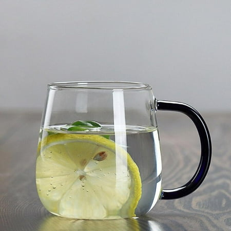 

350mML Cute Mushroom Cup Simple Home Office Glass Cup Milk Breakfast Mugs Kitchen Drinkware Supplies