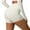 Beige, variant on ZyeKqe Biker Shorts with Pockets for Women Belly Control High Waited Yoga Shorts Stretchy Butt Lifting Workout Shorts