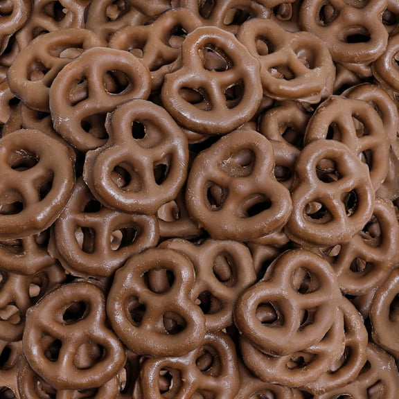 Milk Chocolate Covered Mini Pretzels, Salted Pretzels in Sweet Chocolate, 2-Pound Bag
