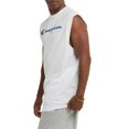 thumbnail image 3 of Champion Mens Classic Jersey Muscle Tee, L, Script White, 3 of 10