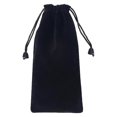 thumbnail image 3 of 4 Pcs Black Flocked Cloth Watch Storage Bag Jewelry Pouches Drawstring Bags, 3 of 3