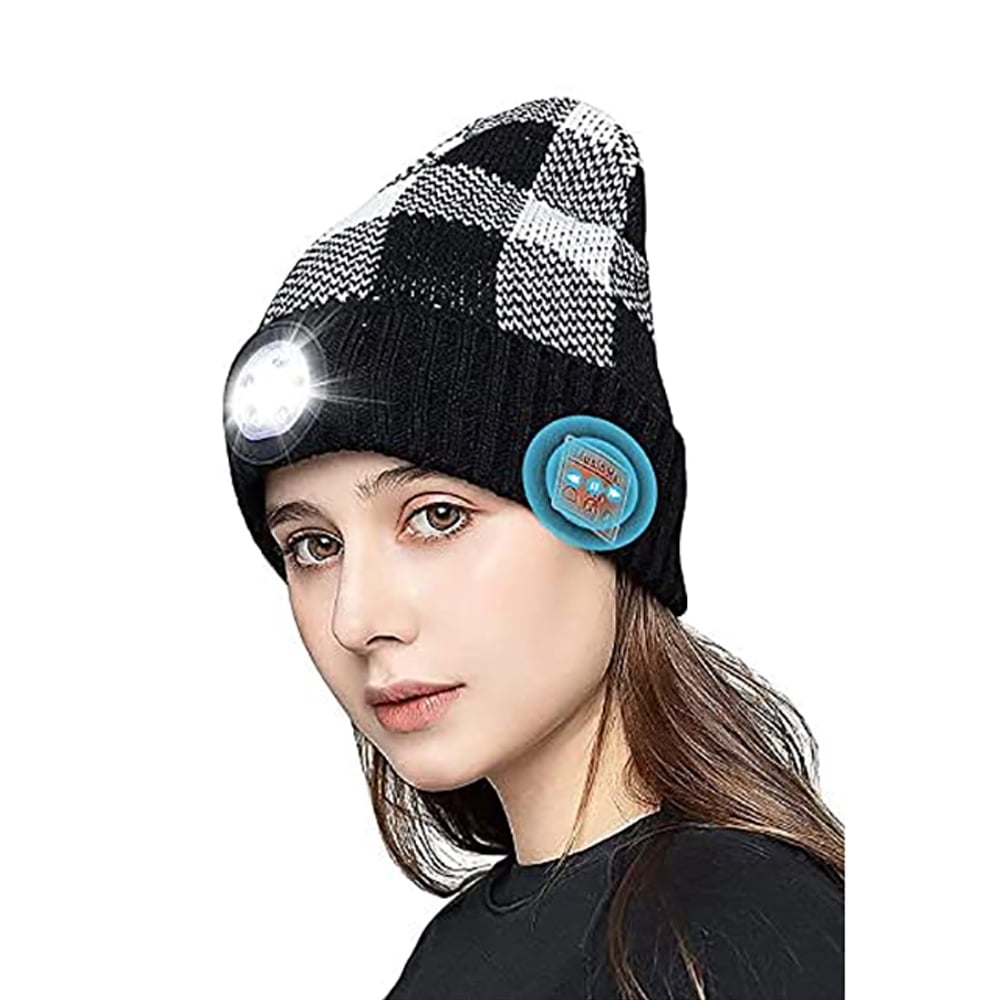 Bluetooth Beanie Hat with Light 