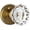 Antique Brass, variant on Glass Door Knobs Interior with Lock, Privacy Crystal Door Knob for Bedroom and Bathroom (Venetian Bronze,1Pack)