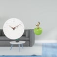 thumbnail image 2 of Reloj De Pared Decorativo Silencioso Y Estatua Ornamental. Simulación Artística Para El Hogar, La Cocina, La Oficina, El Estudio O La Sala De Estar. Escultura De Frutas De Cerámica Para, 2 of 8